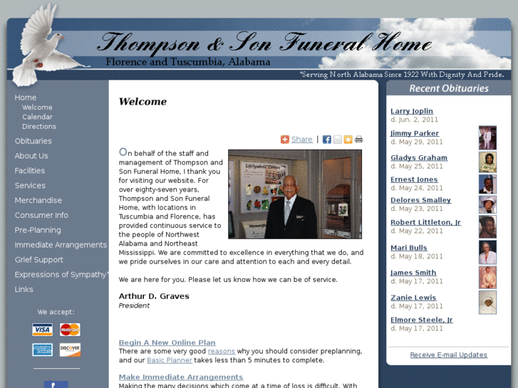 www.thompsonandsonfuneralhome.com