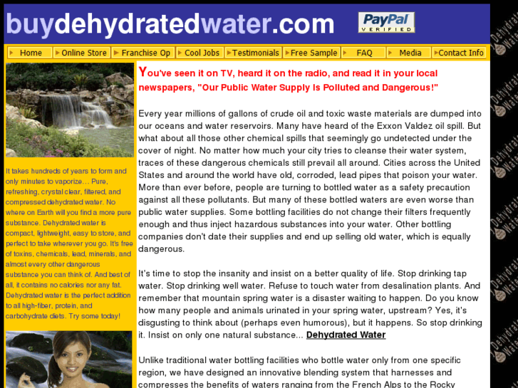 www.buydehydratedwater.com