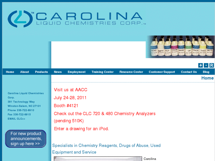 www.carolinachemistries.com