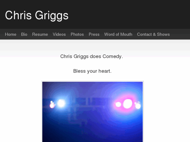 www.chrisgriggscomedy.com