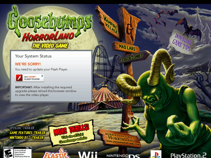 www.goosebumpsvideogame.com