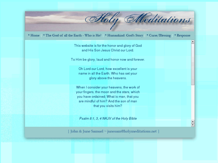 www.holymeditations.net