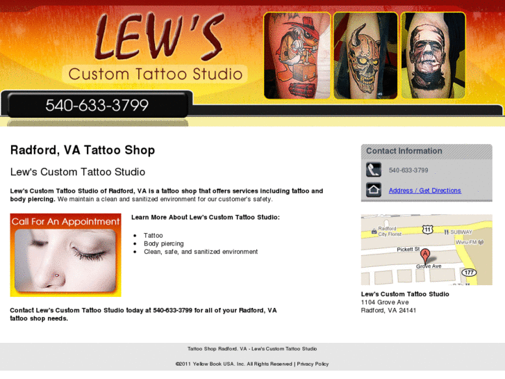 www.lewscustomtattoostudio.com