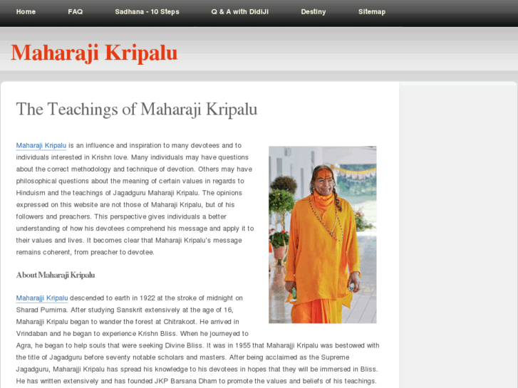 www.maharaji-kripalu.net