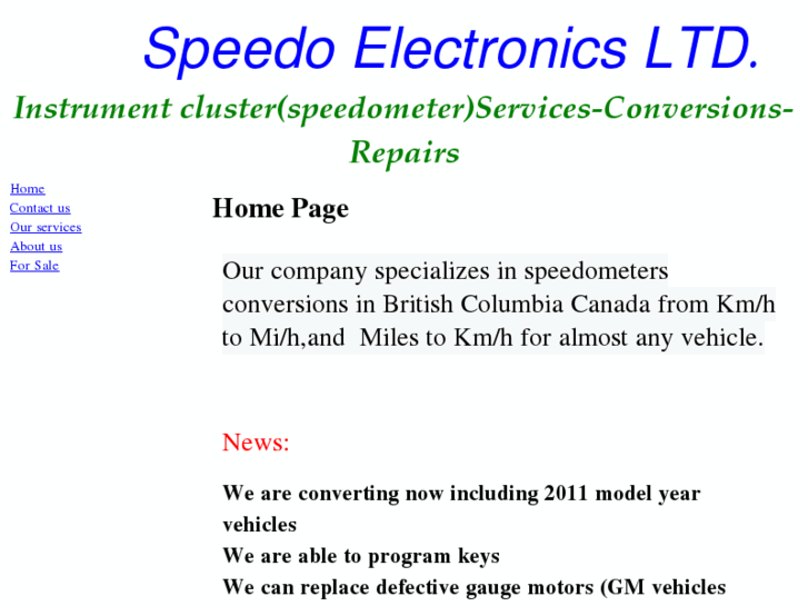 www.speedoelectronics.com