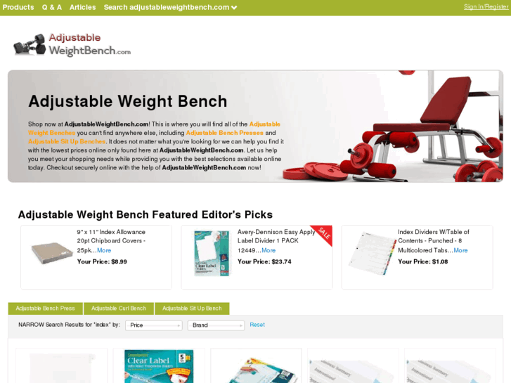 www.adjustableweightbench.com