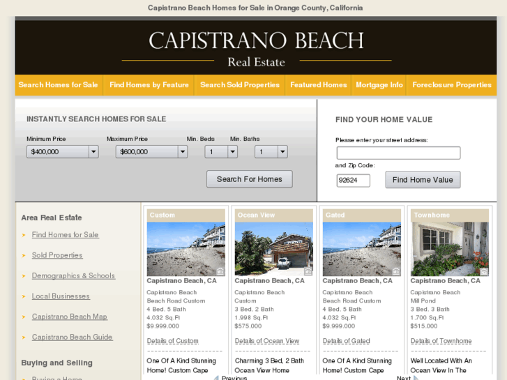 www.capistrano-beach-realestate.com