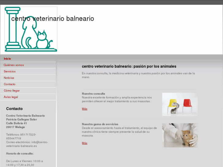 www.centro-veterinario-balneario.es