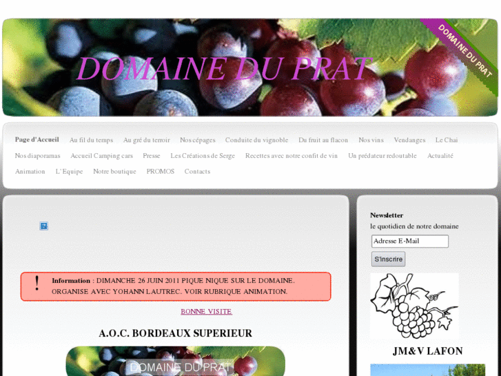 www.domaineduprat.com