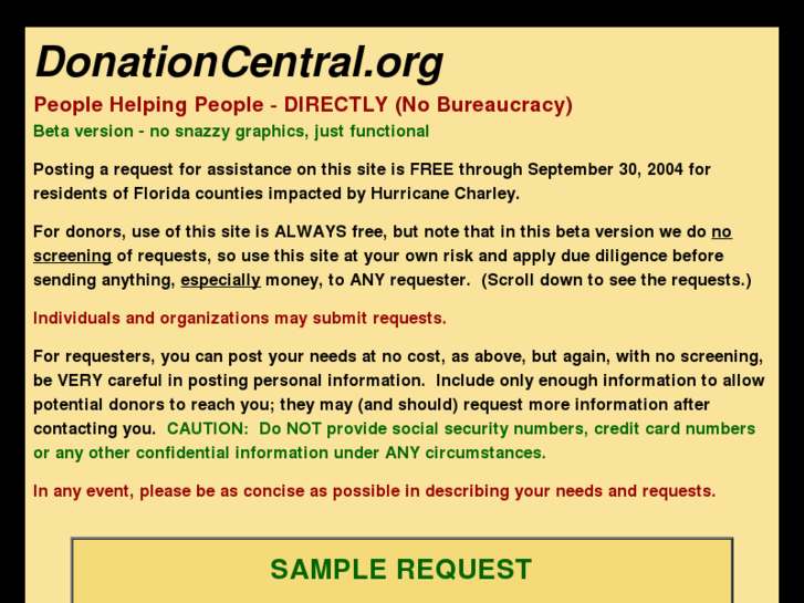 www.donationcentral.org