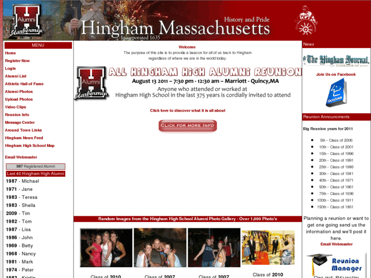 www.hinghamhighschoolalumni.org