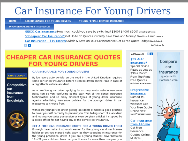 www.insuranceforyoungcardrivers.co.uk