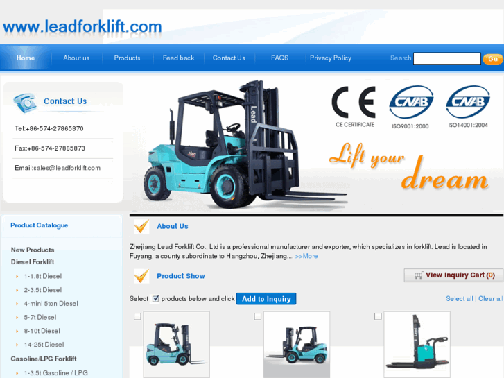 www.leadforklift.com