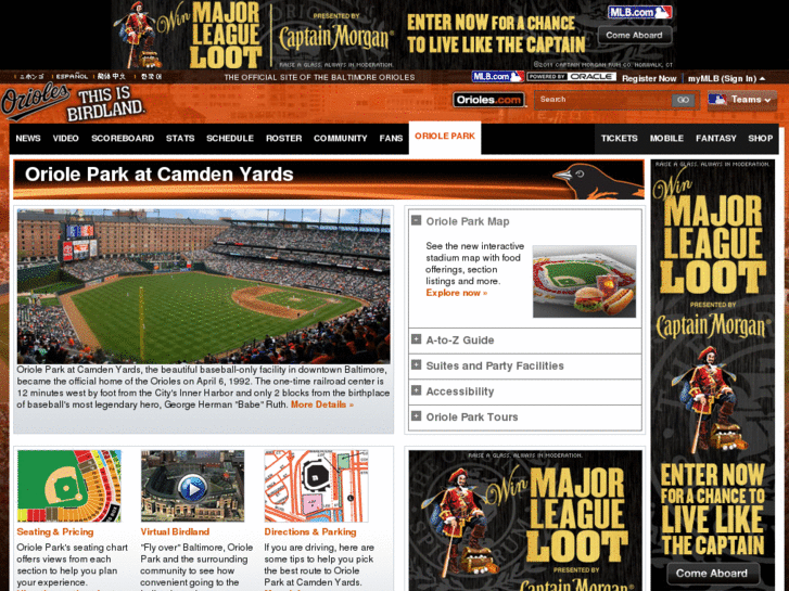 www.orioleballpark.com