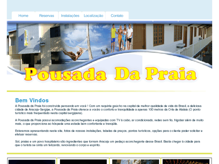 www.pousadadapraiaaracaju.com.br