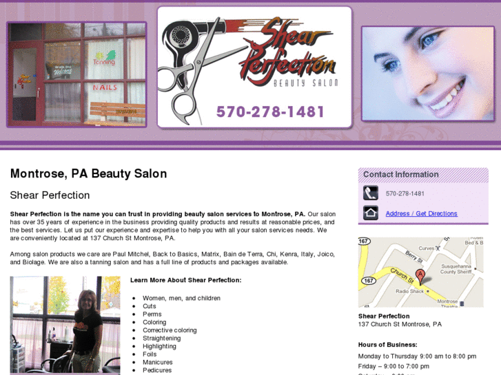 www.shearperfectionbeautysalon.com