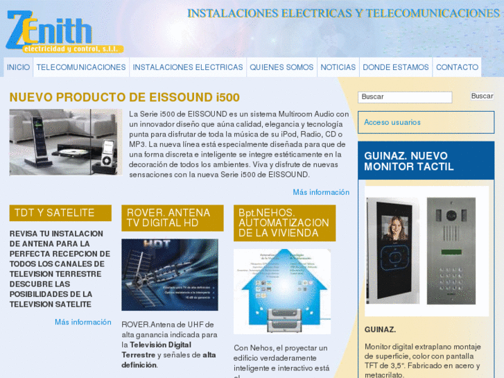 www.zenithelectricidad.com