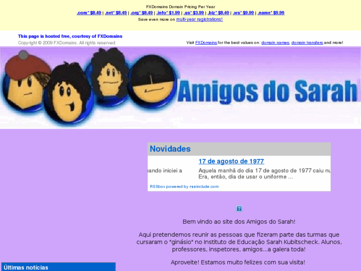 www.amigosdosarah.com