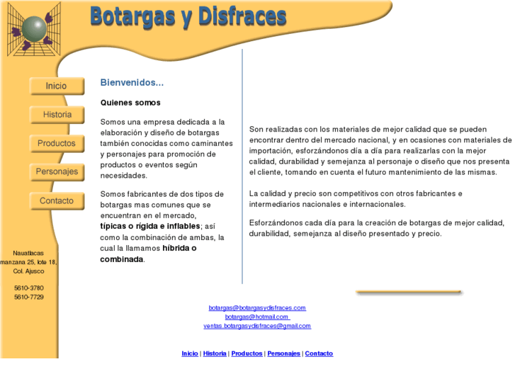 www.botargasydisfraces.com