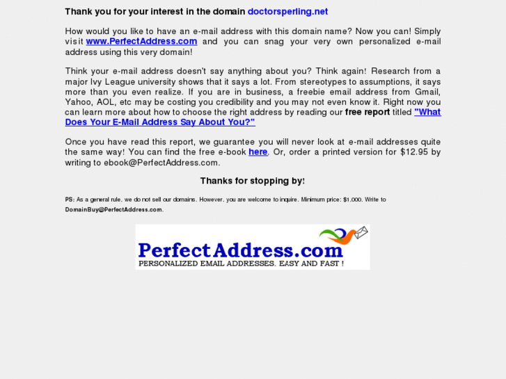 www.doctorsperling.net