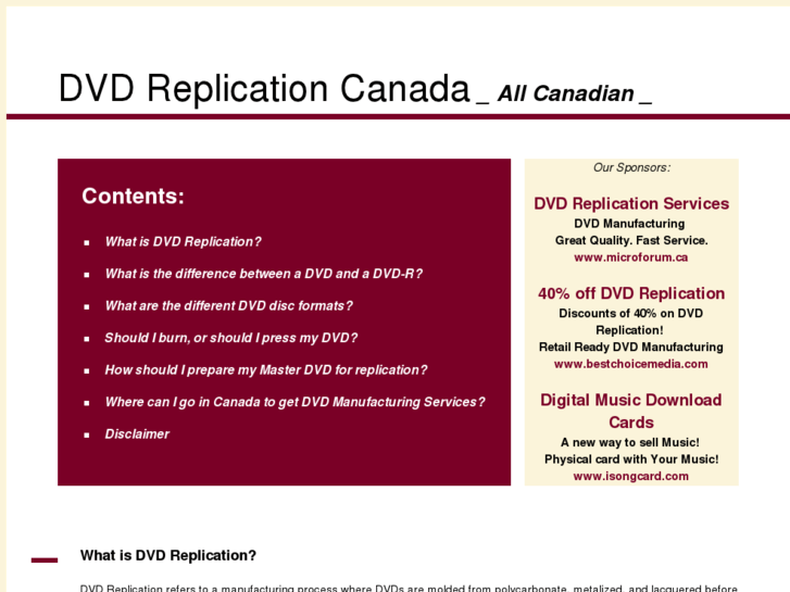 www.dvdreplicationcanada.net