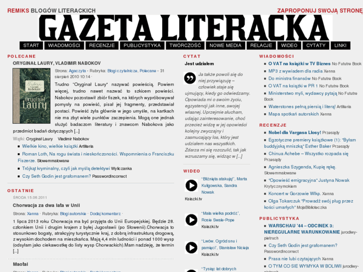 www.gazetaliteracka.pl