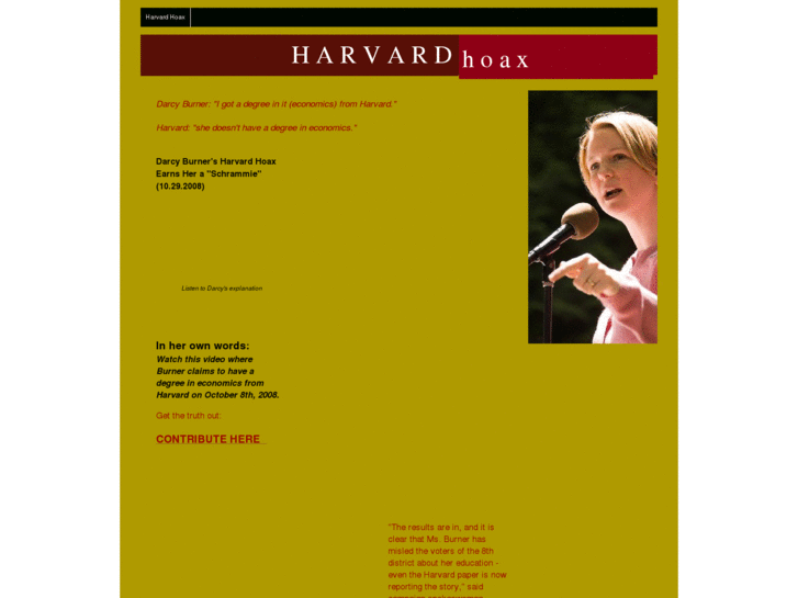 www.harvardhoax.com