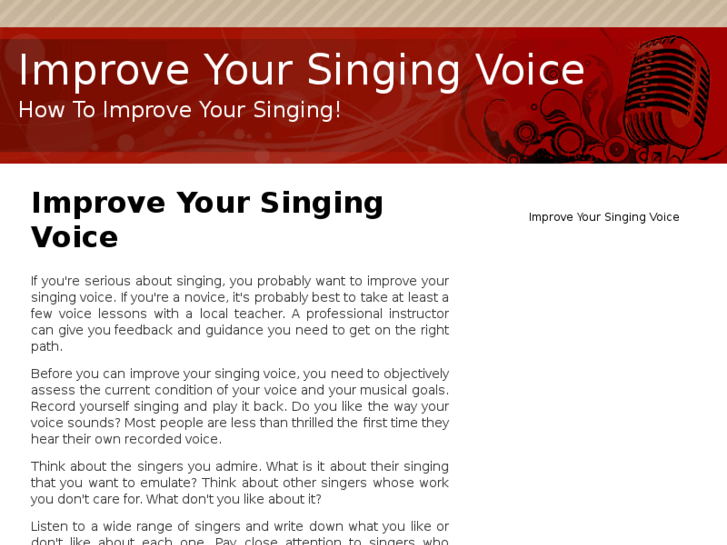 www.improveyoursingingvoice.com