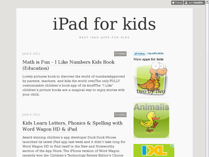 www.ipadforkids.com