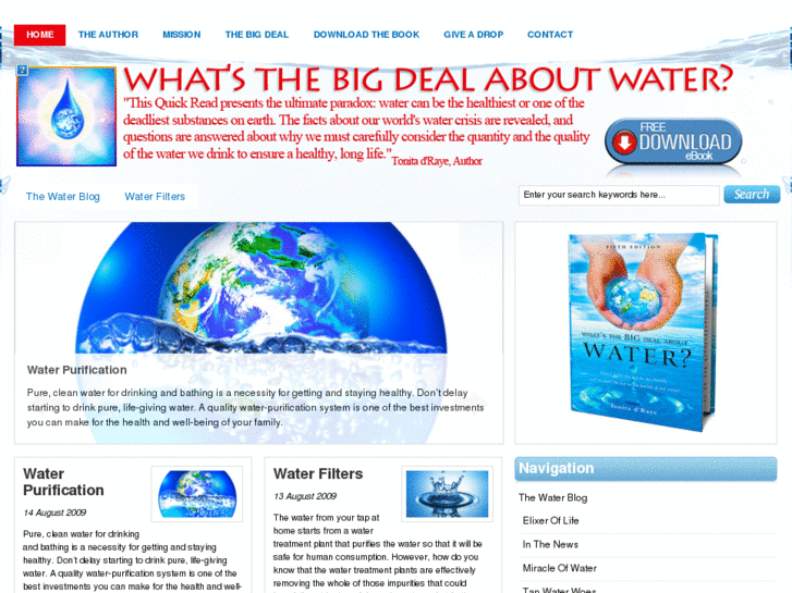 www.thebigdealaboutwater.com