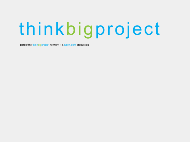www.thinkbigproject.net