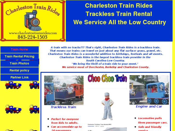 www.charlestontrainrides.com