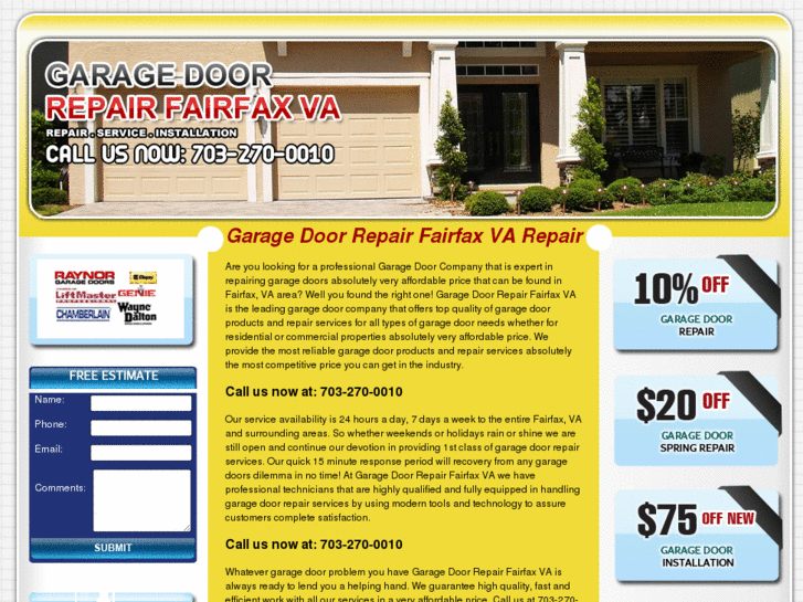 www.garagedoorrepairfairfaxva.net