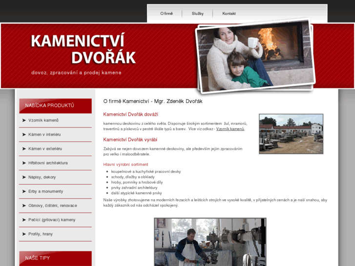 www.kamenictvi-dvorak.cz