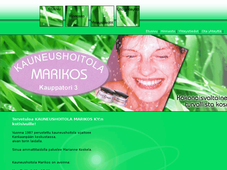 www.kauneushoitolamarikos.com