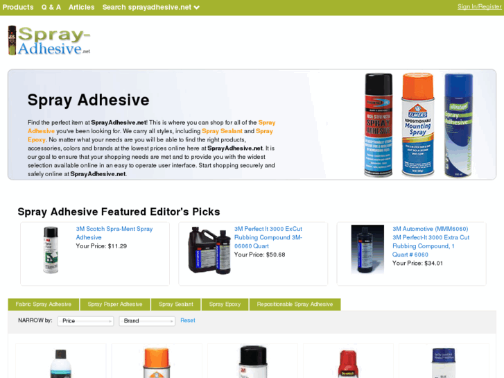 www.sprayadhesive.net