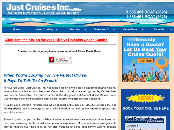 www.justcruisesinc.com