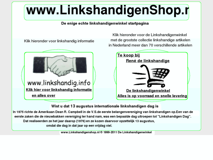 www.linkshandigenshop.nl