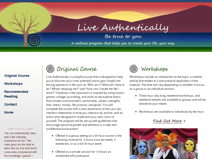 www.liveauthentically.org