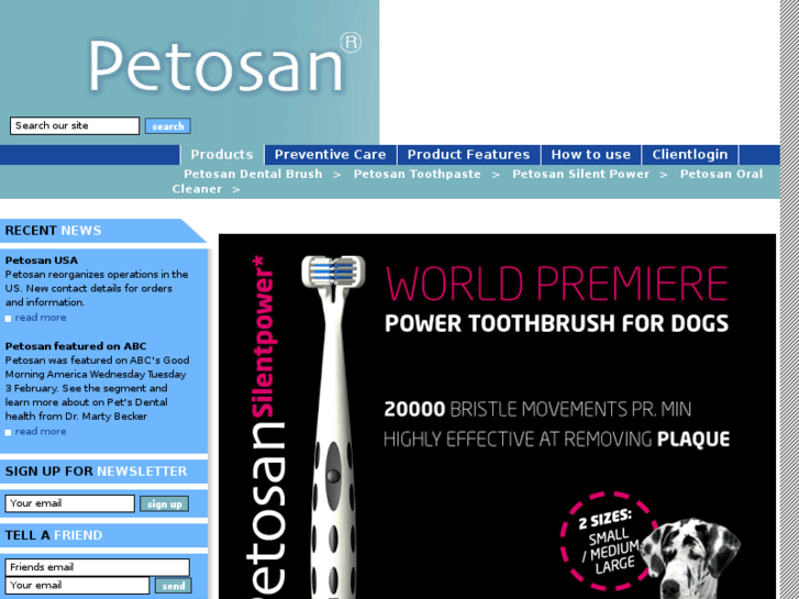 www.petosan.com