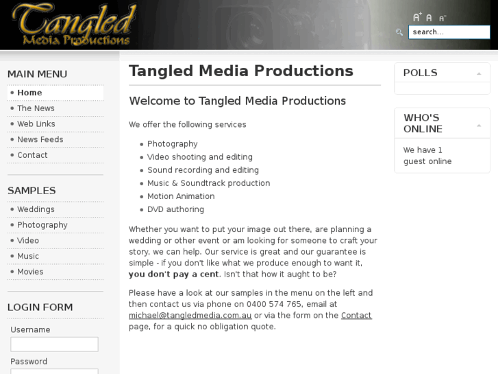 www.tangledmediaproductions.com