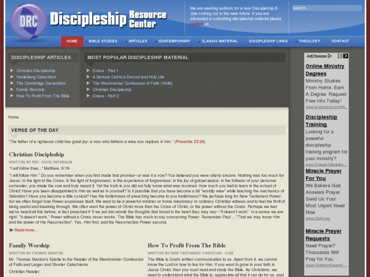 www.discipleshipresourcecenter.com