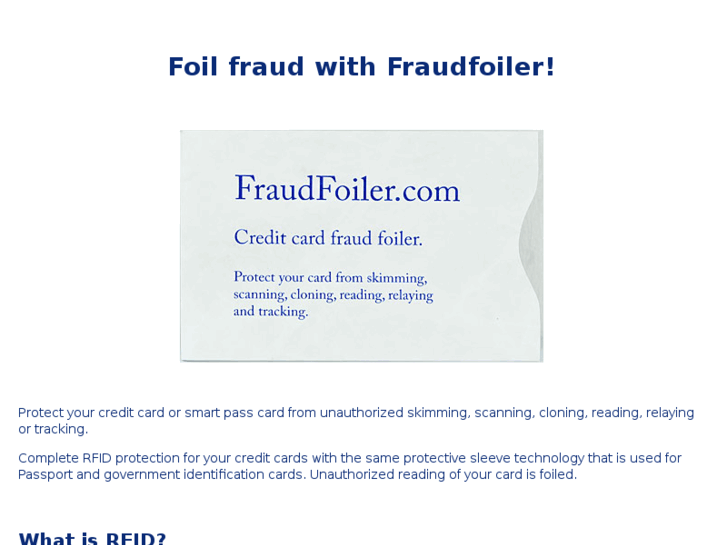 www.fraudfoilers.com