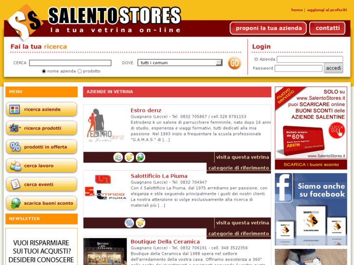 www.salentostores.com