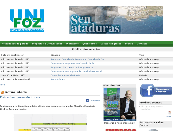 www.unionindependentedefoz.es