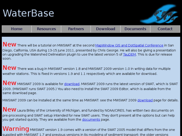 www.waterbase.org