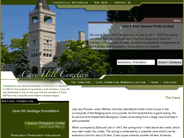 www.cavehillcemetery.com