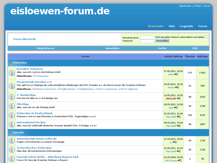 www.eisloewen-forum.de