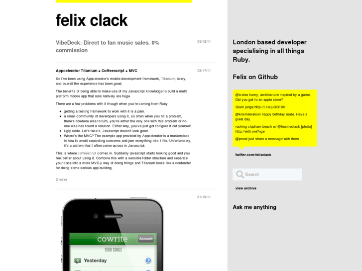 www.felixclack.com