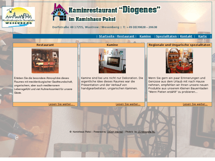 www.kaminrestaurant-diogenes.eu